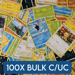English Common/Uncommon 100x Pokemon Bulk Cards